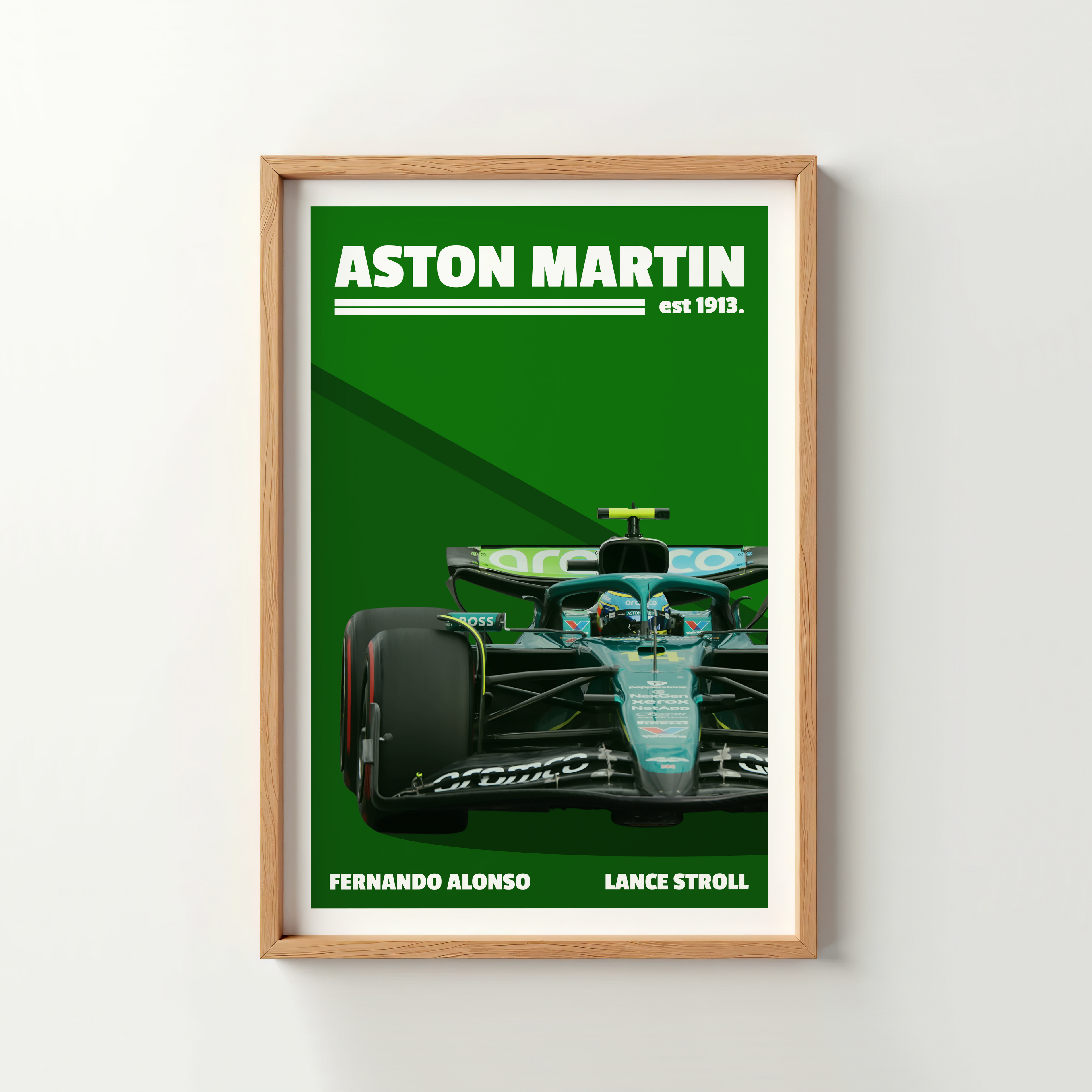 Aston Martin Poster - Formula Art Studios