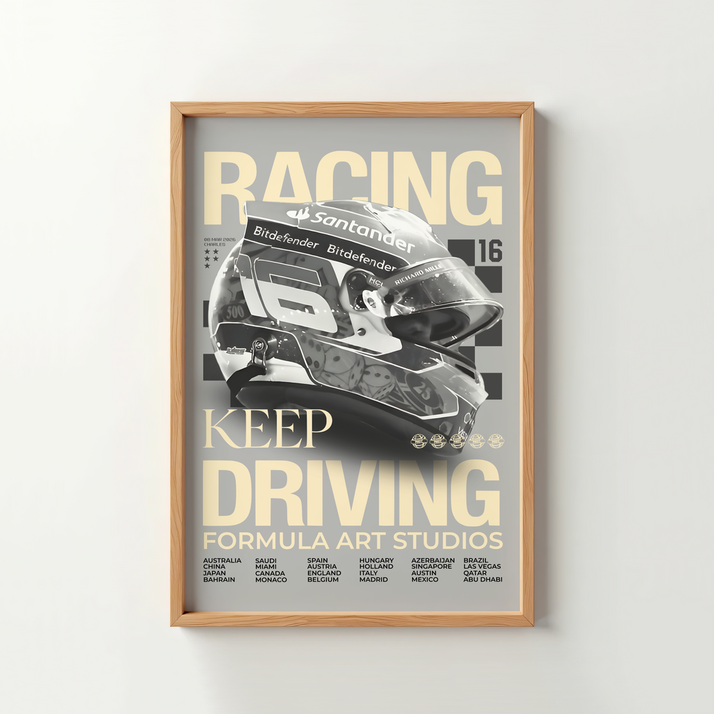 Leclerc Magazine Poster - Gray