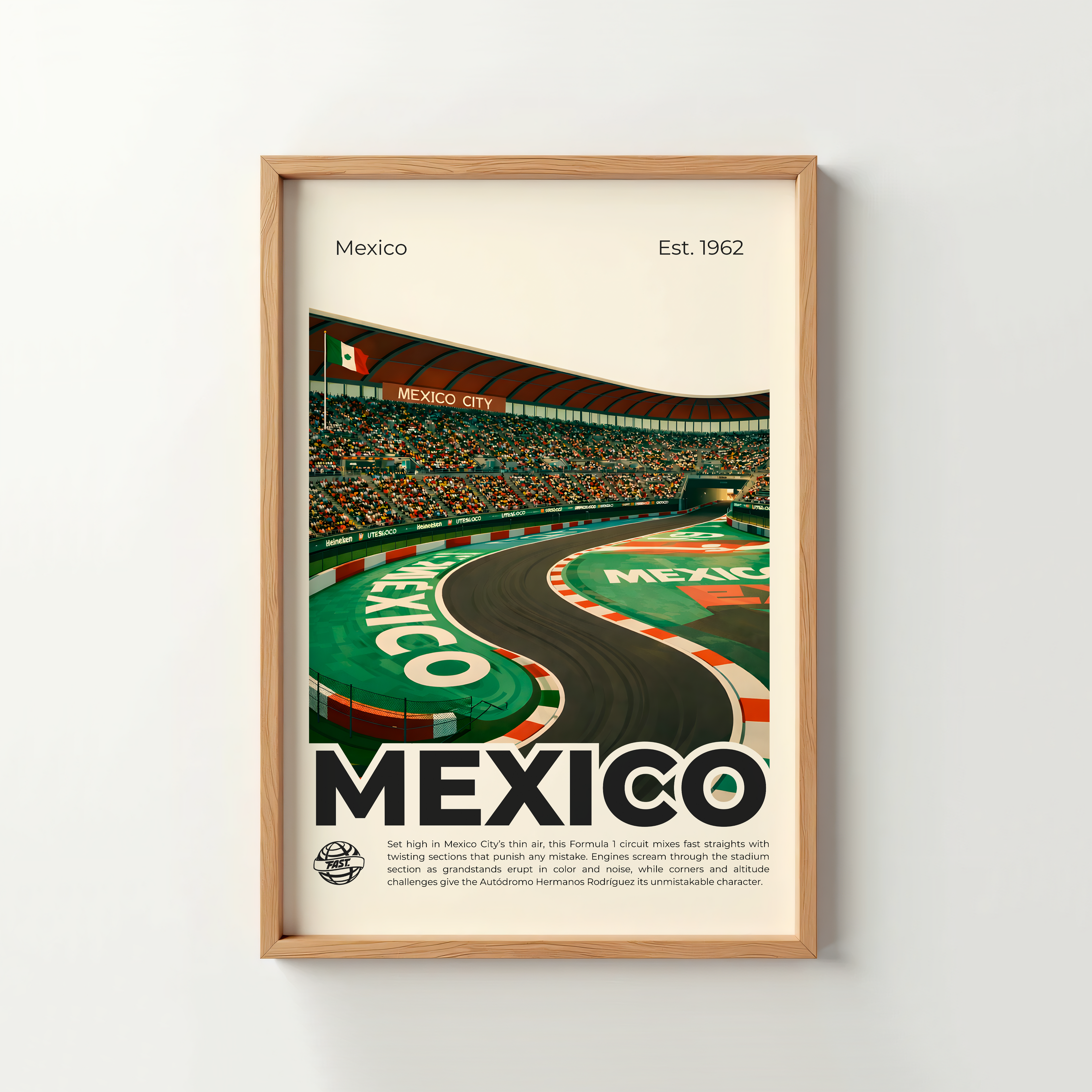 Mexico Circuit Poster