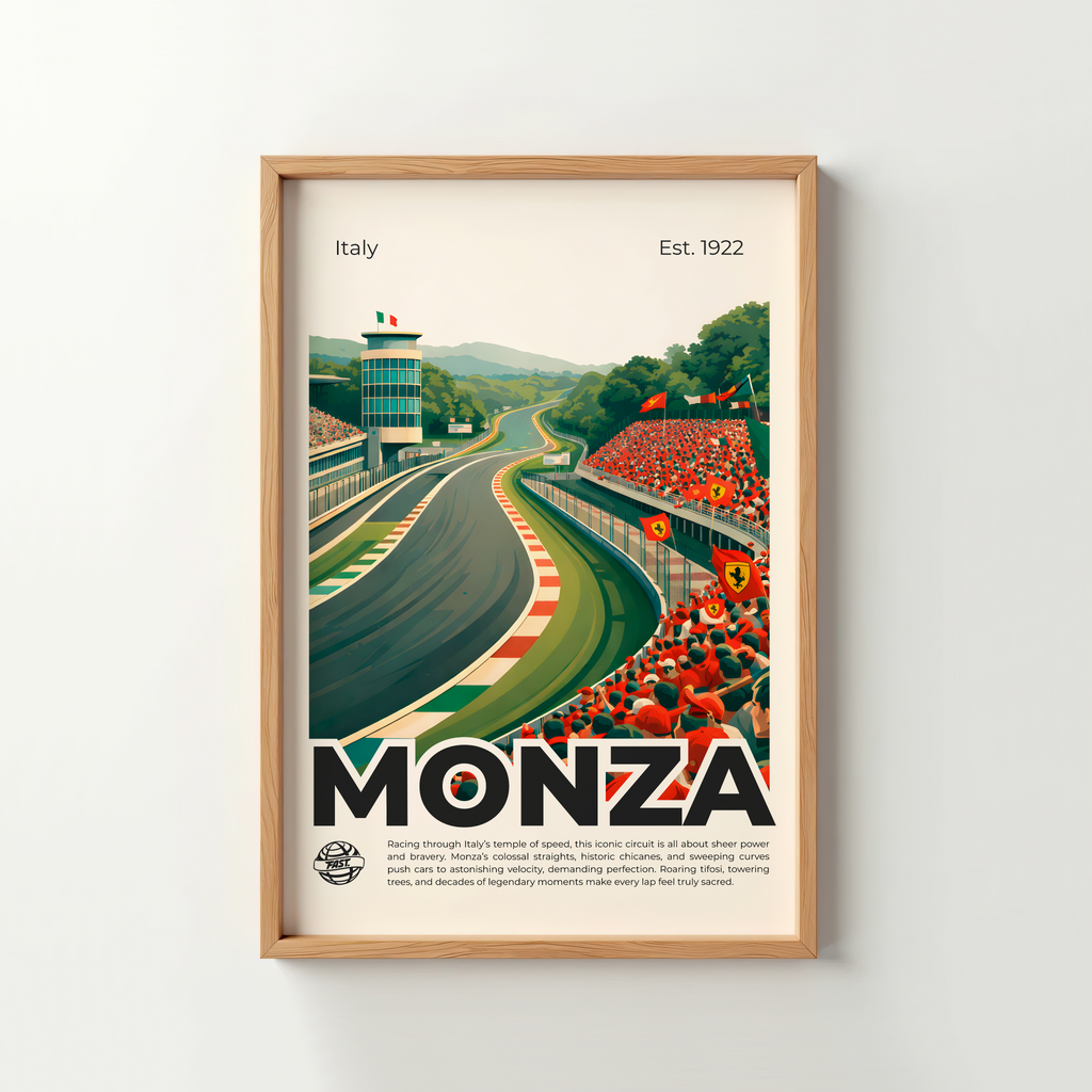 Monza Circuit Poster
