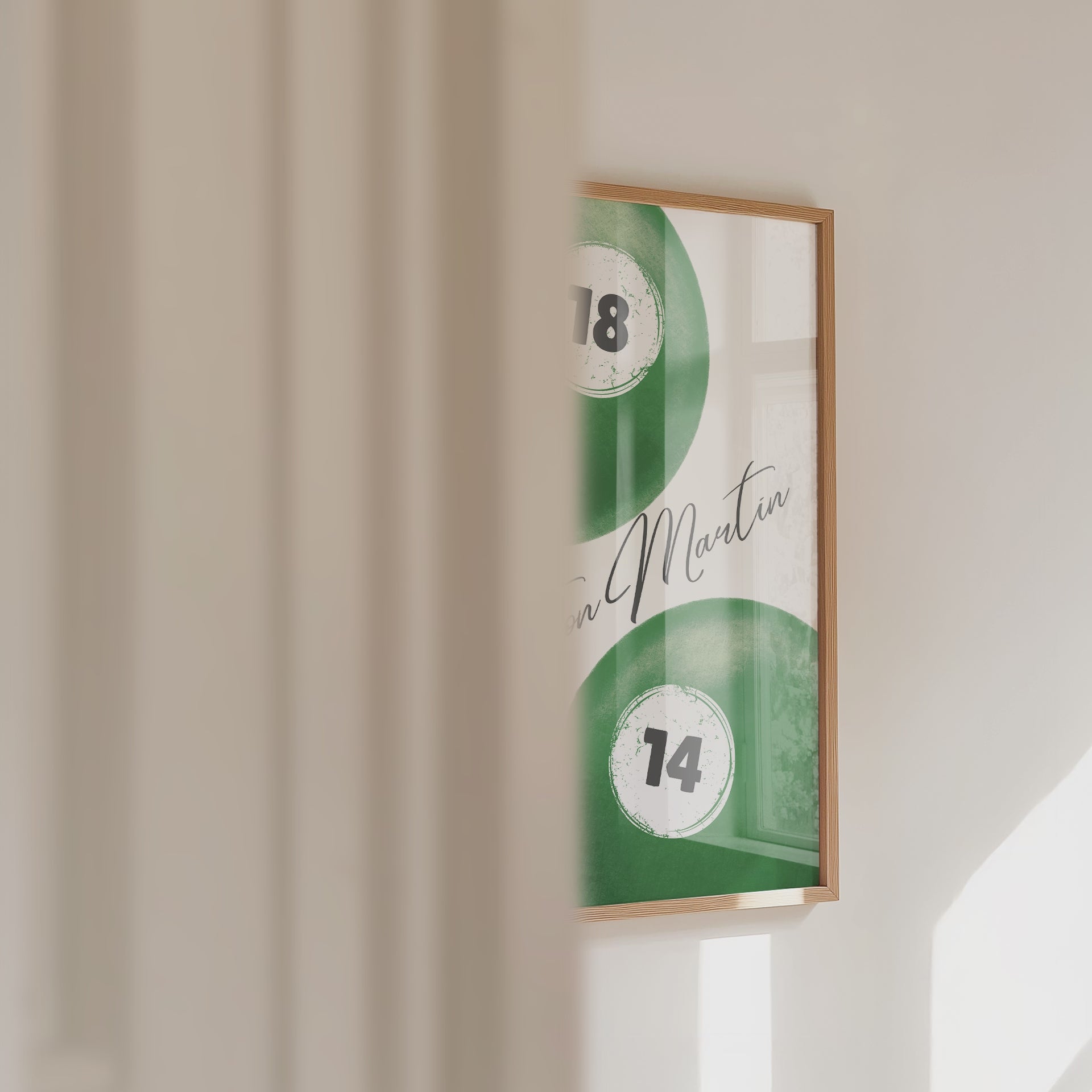 Aston Martin 8-Ball Poster