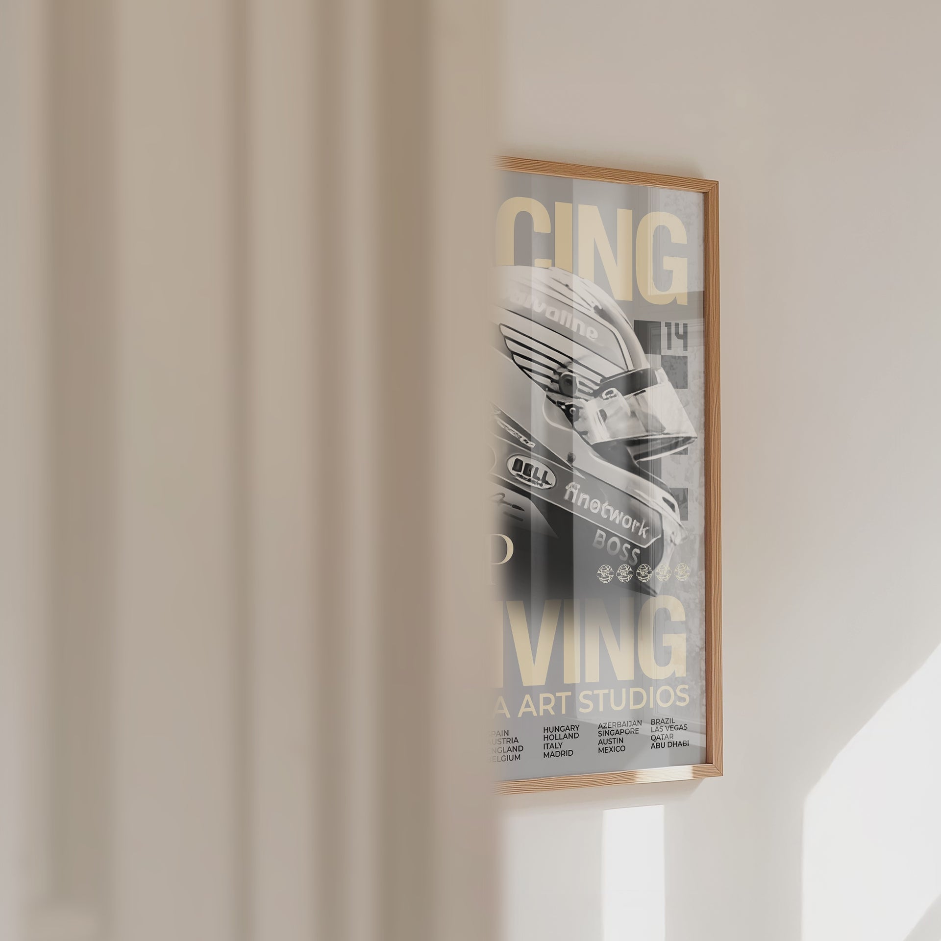 Alonso Magazine Poster - Gray