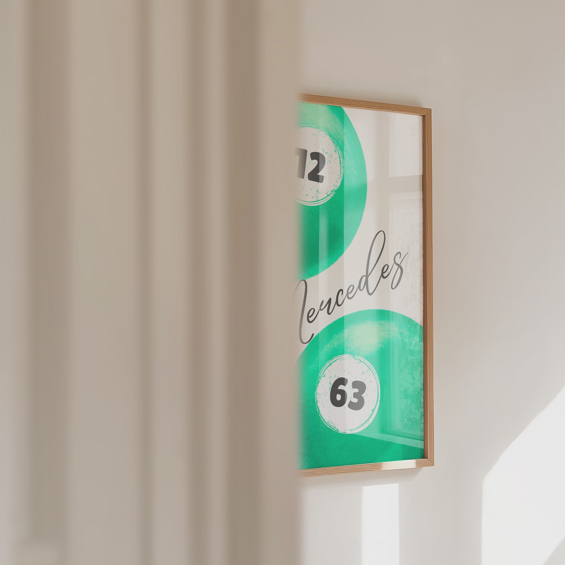 Mercedes 8-Ball Poster