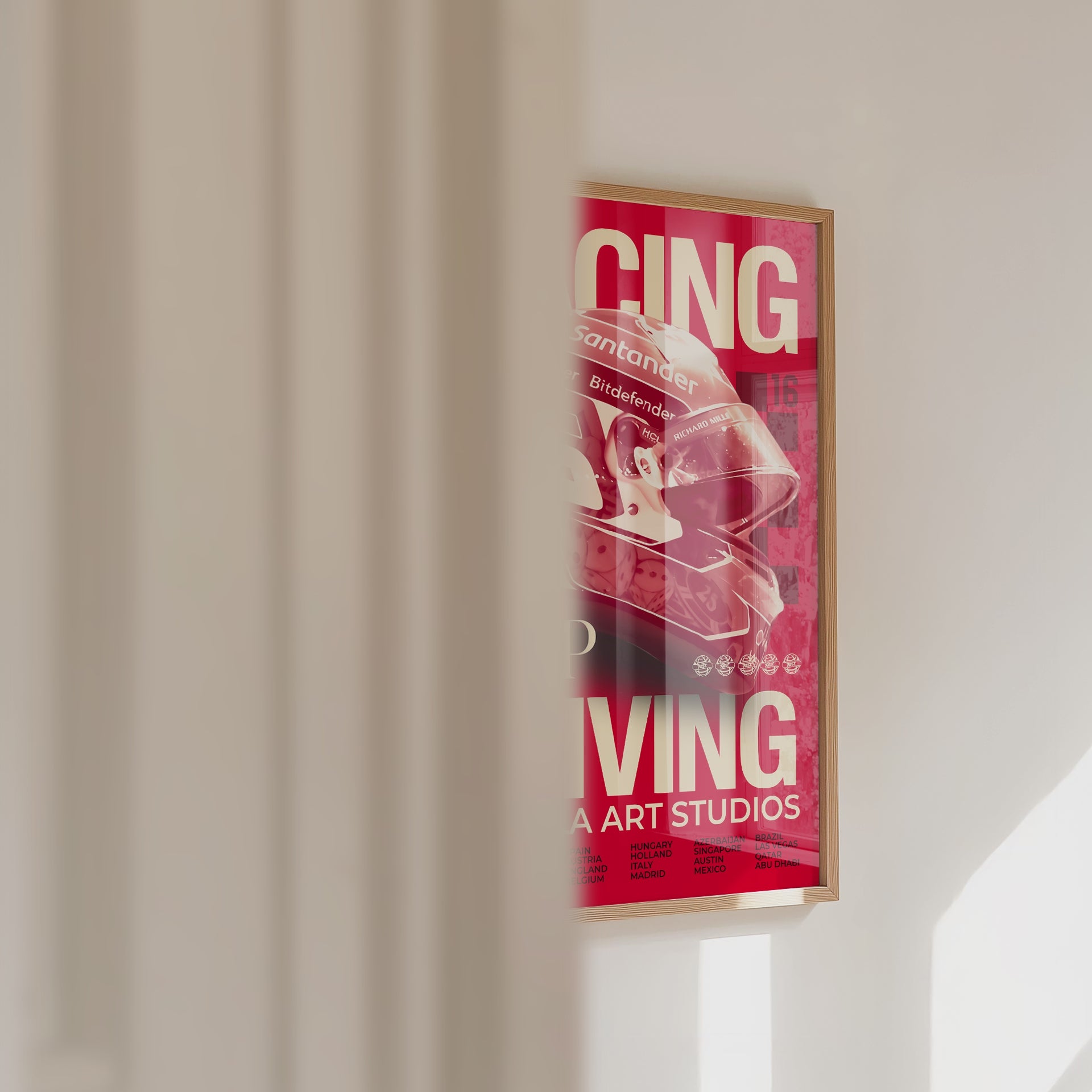 Leclerc Magazine Poster - Red