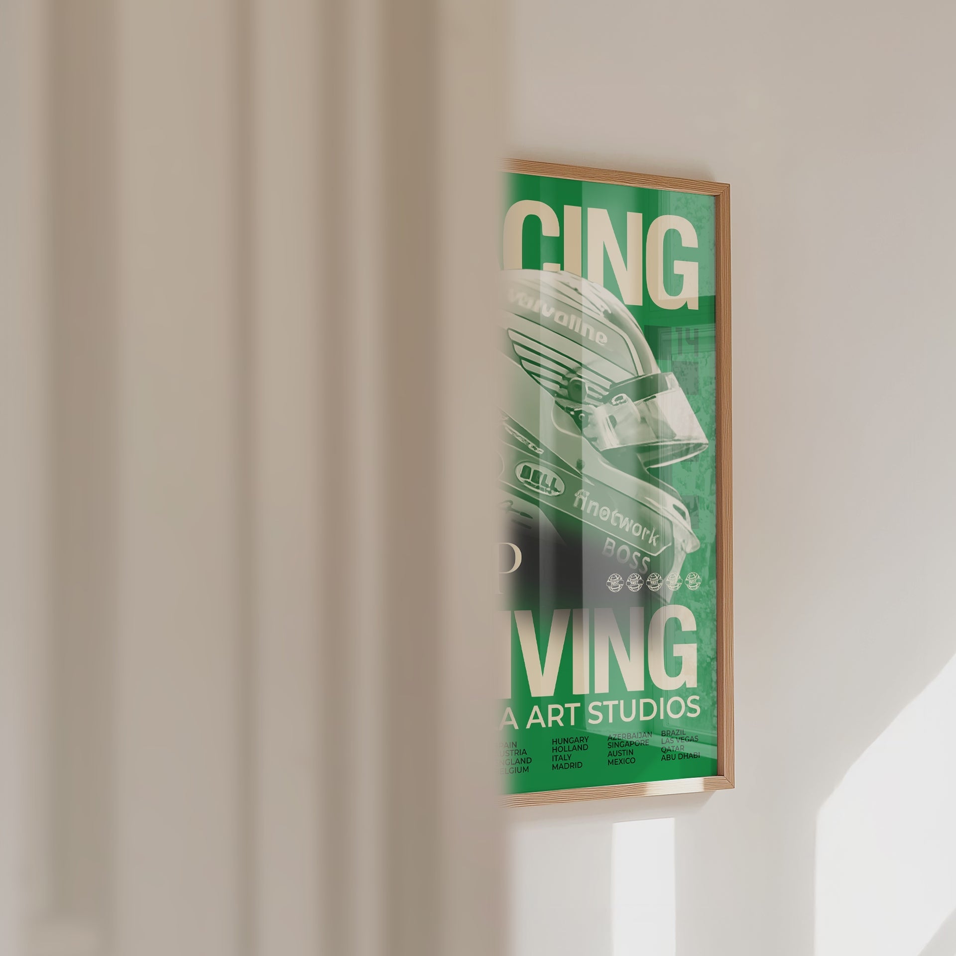 Alonso Magazine Poster - Green