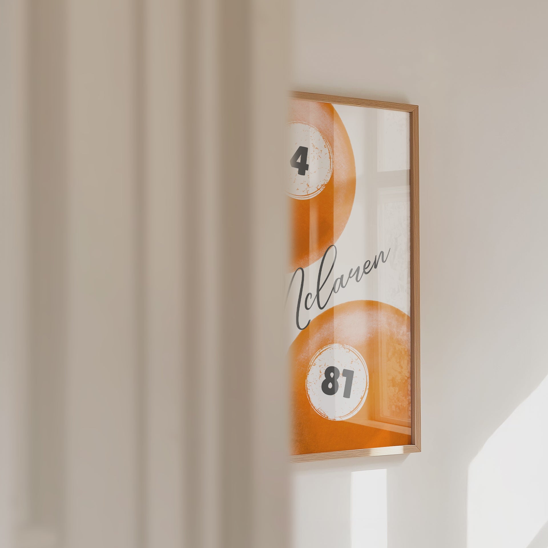 McLaren 8-Ball Poster