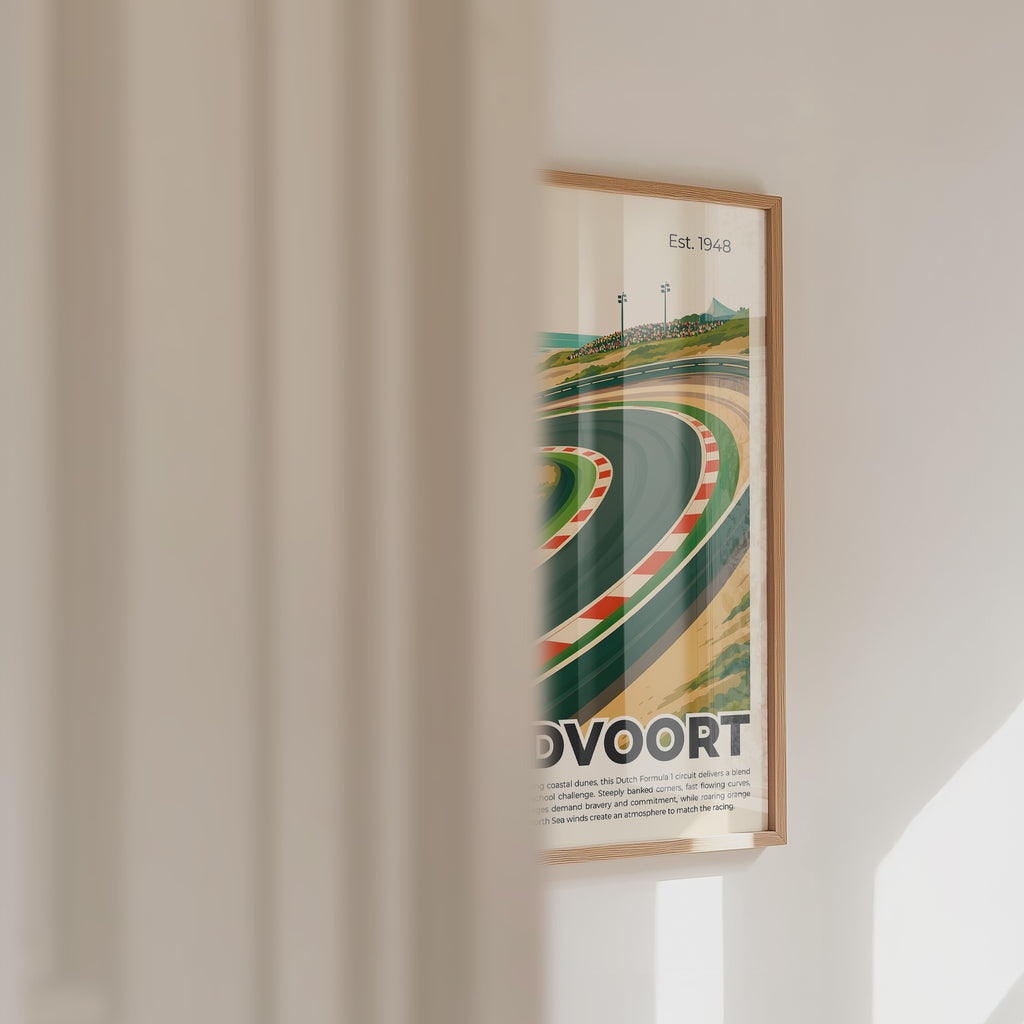 Zandvoort Circuit Poster