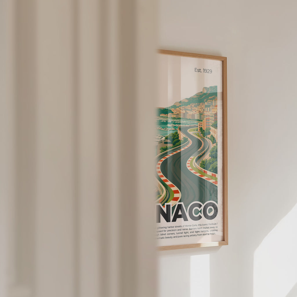 Monaco Circuit Poster