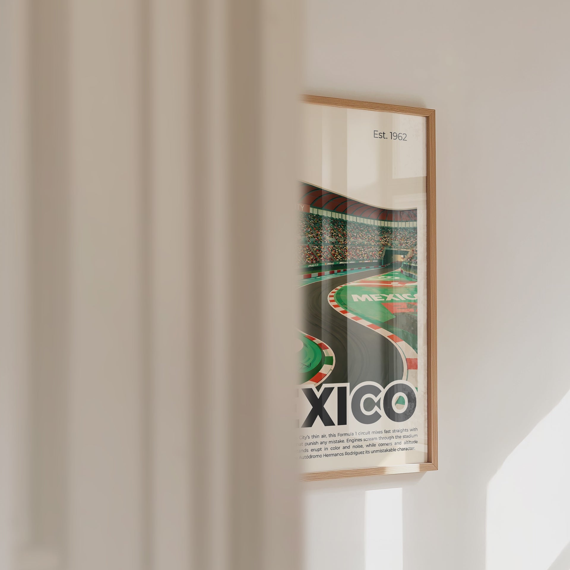 Mexico Circuit Poster