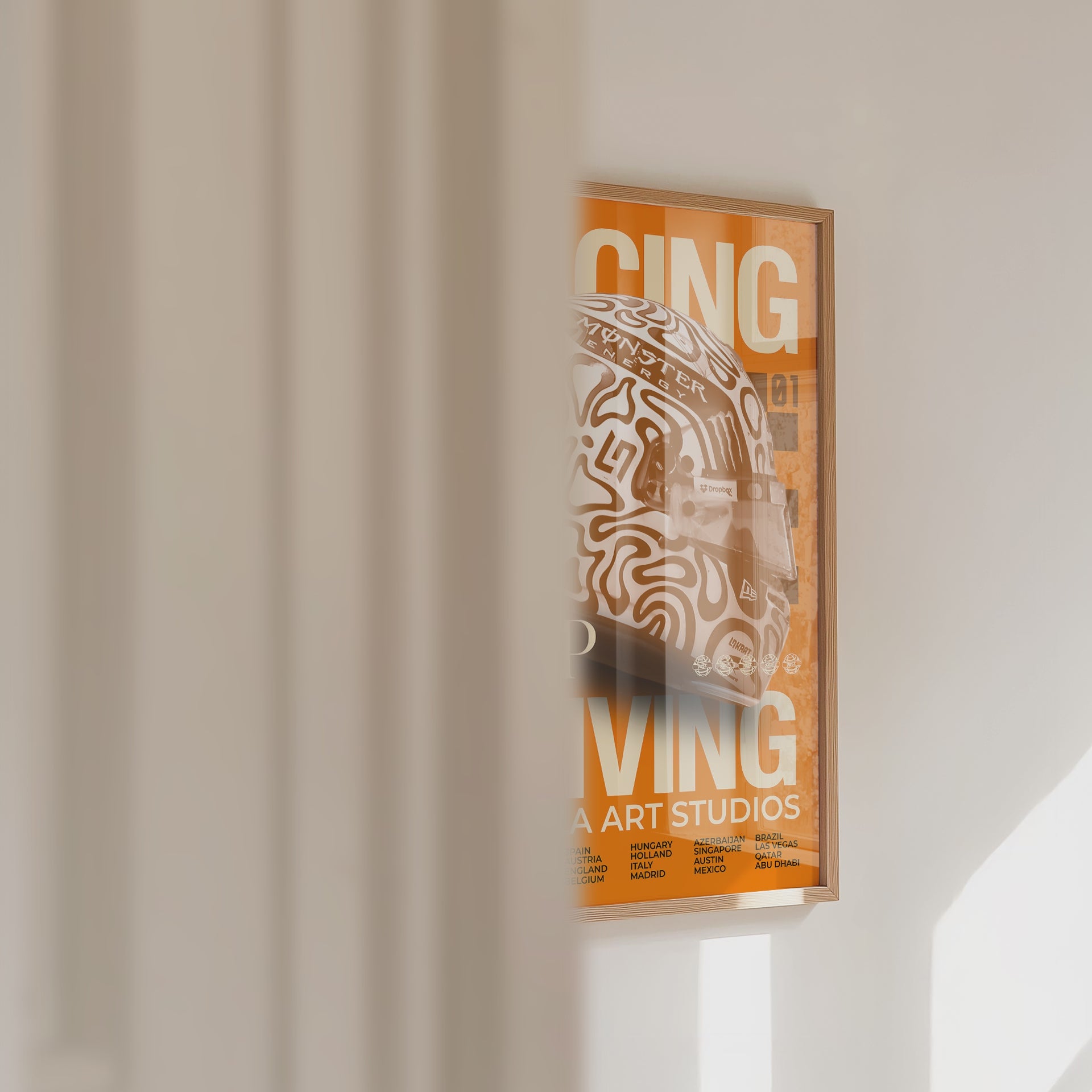 Norris Magazine Poster - Papaya