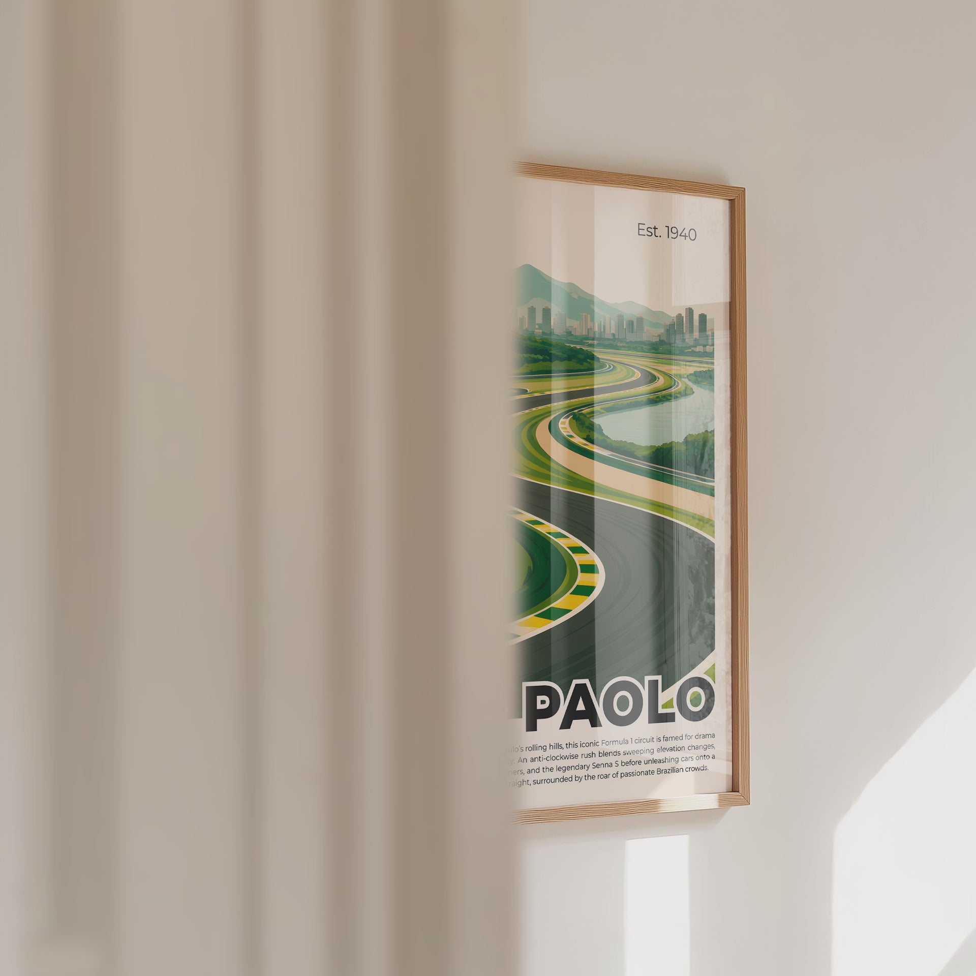 Brazil Circuit Poster