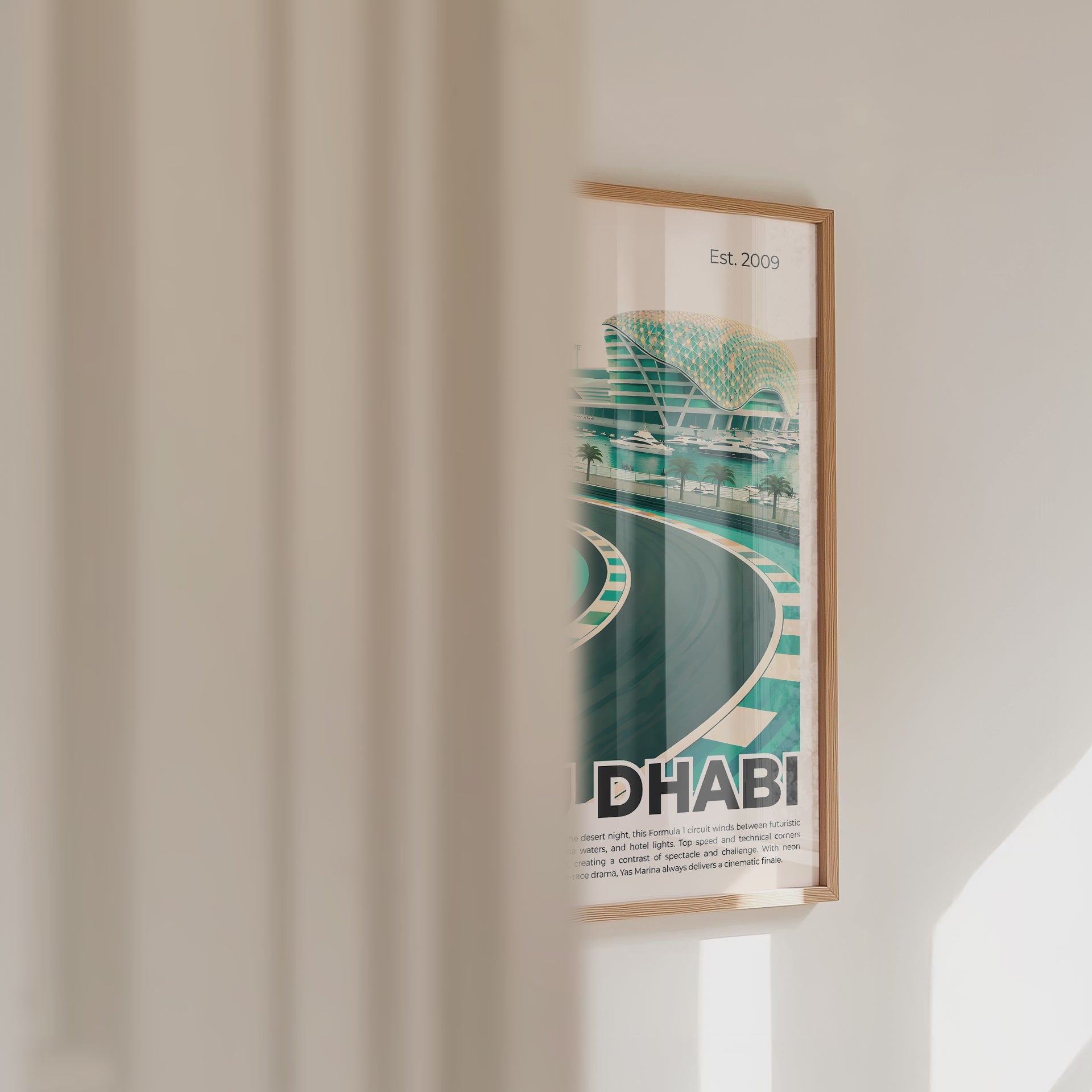 Abu Dhabi Circuit Poster