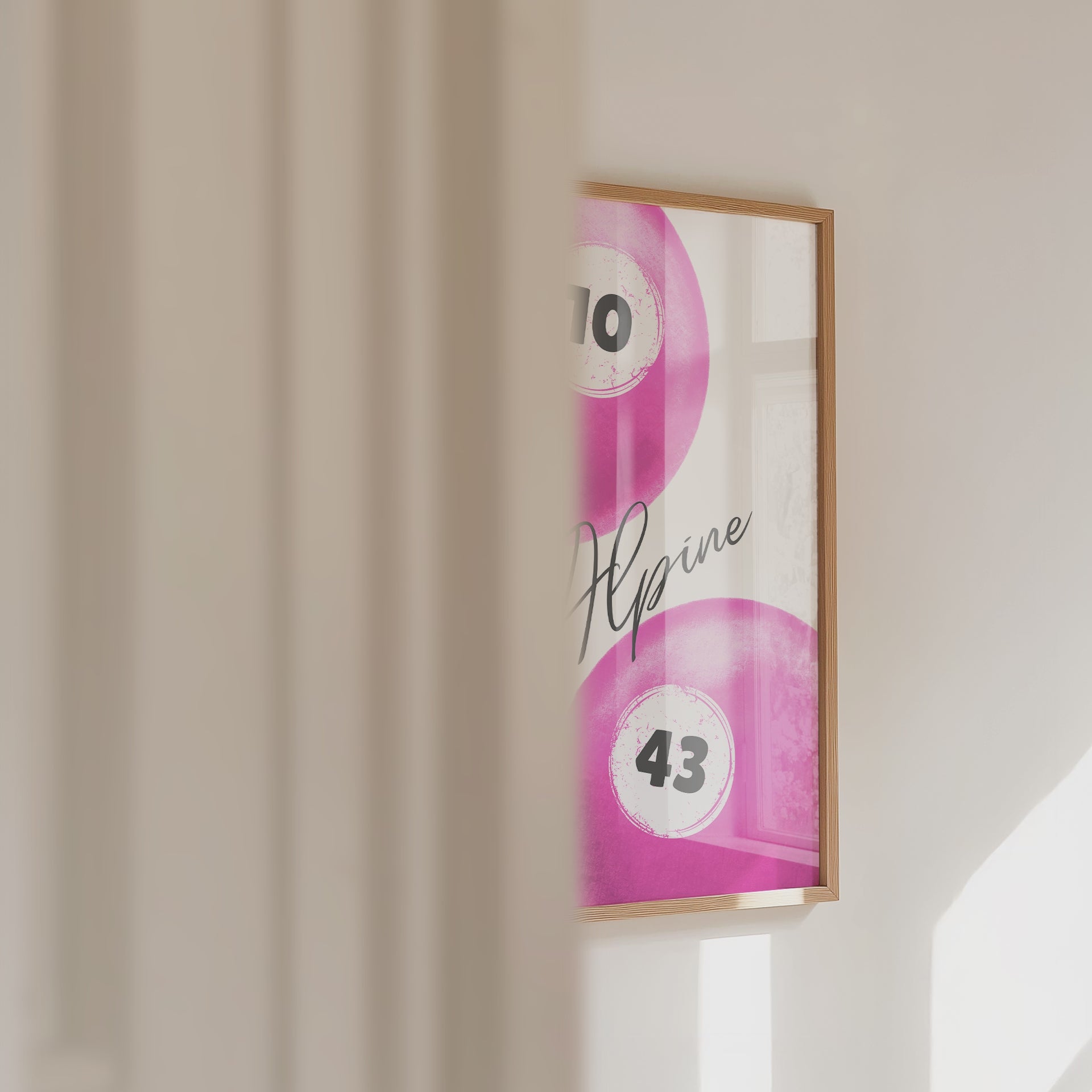 Alpine 8-Ball Poster