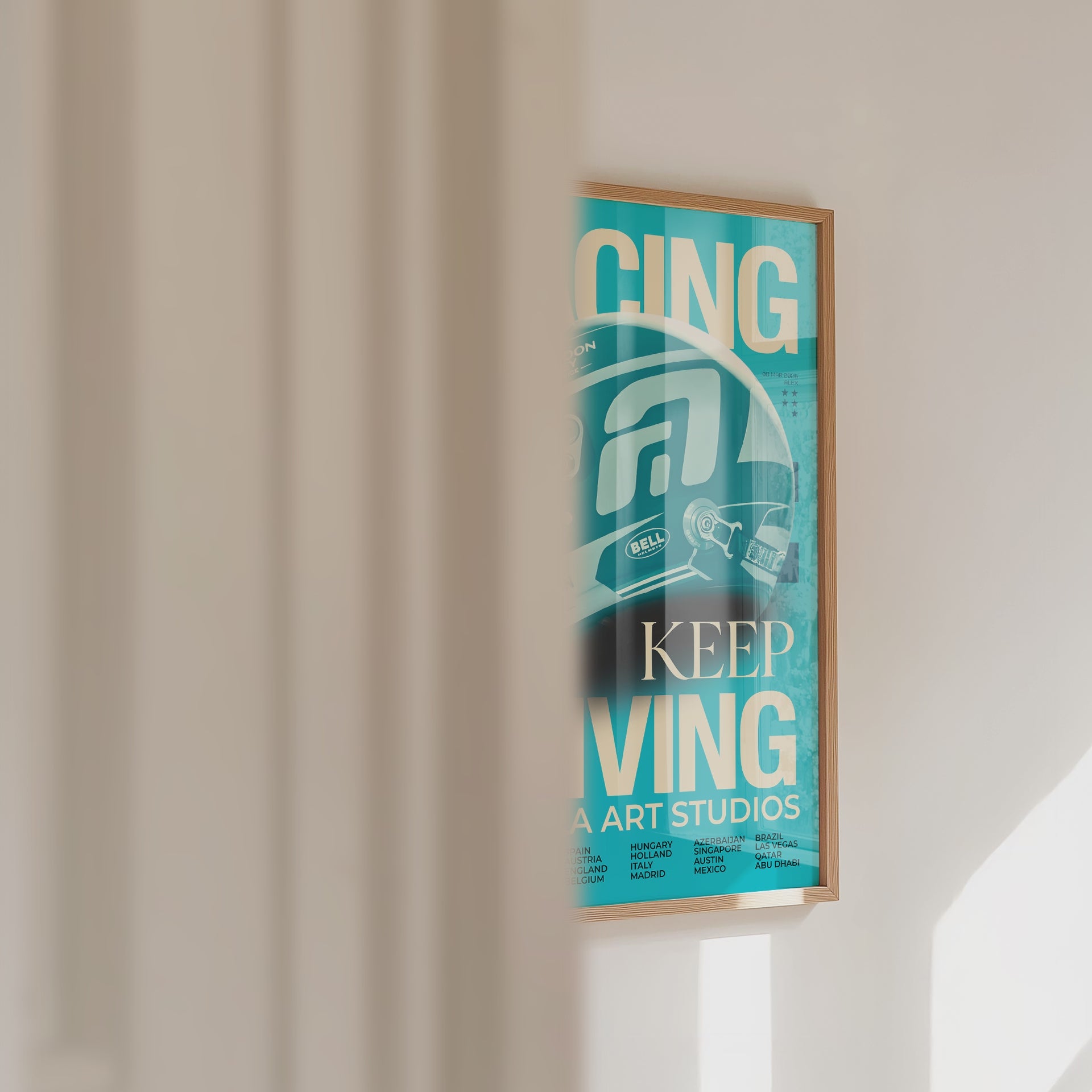 Albon Magazine Poster - Blue