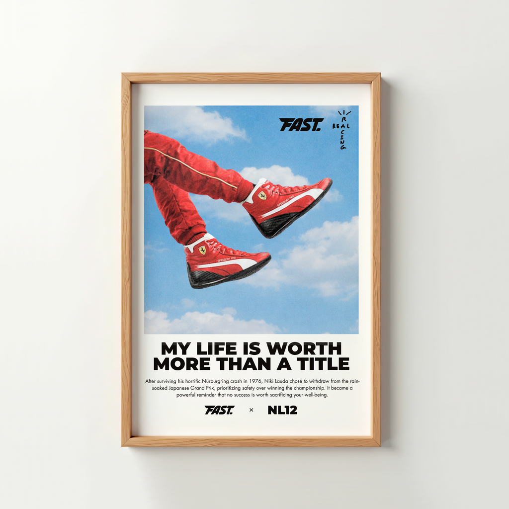 Ferrari x Lauda Poster