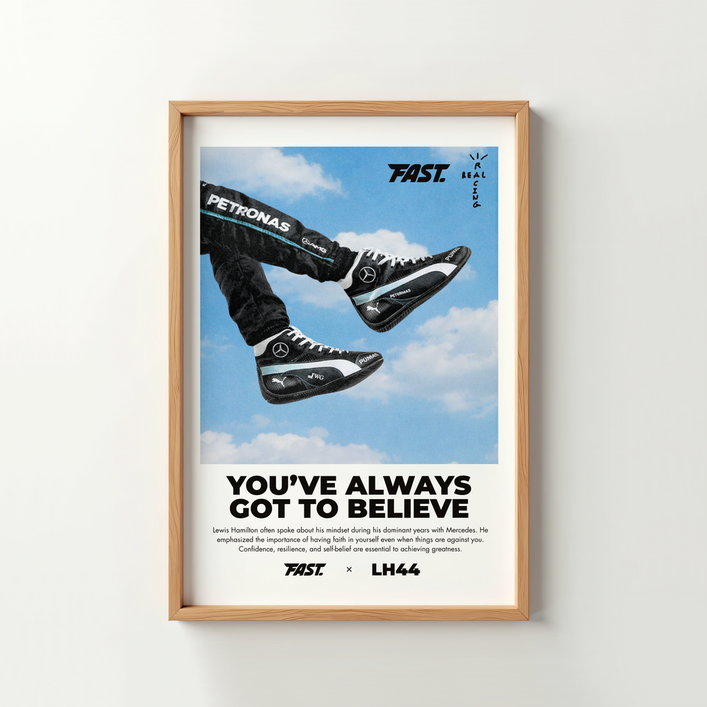 Mercedes x Hamilton Poster