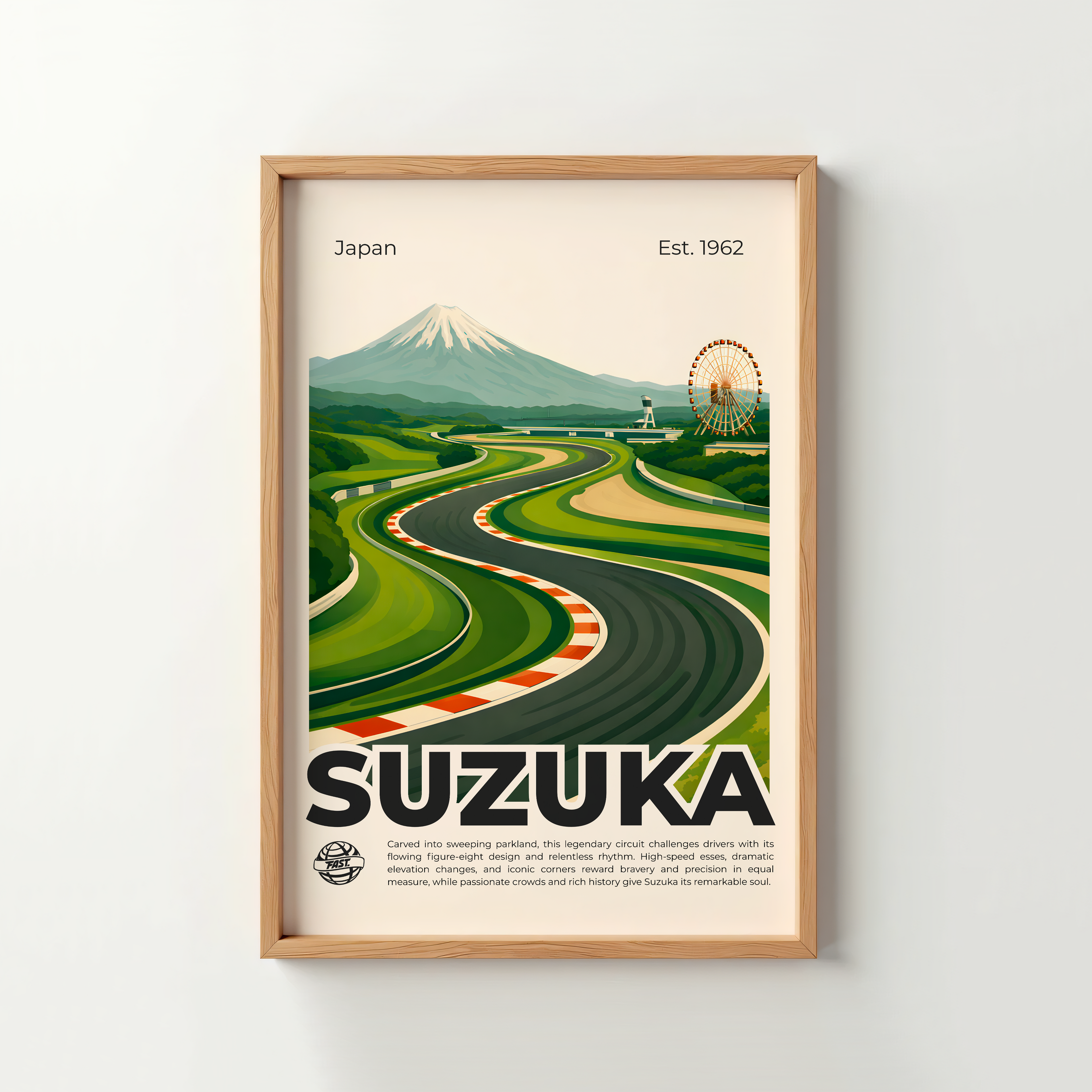 Suzuka Circuit Poster