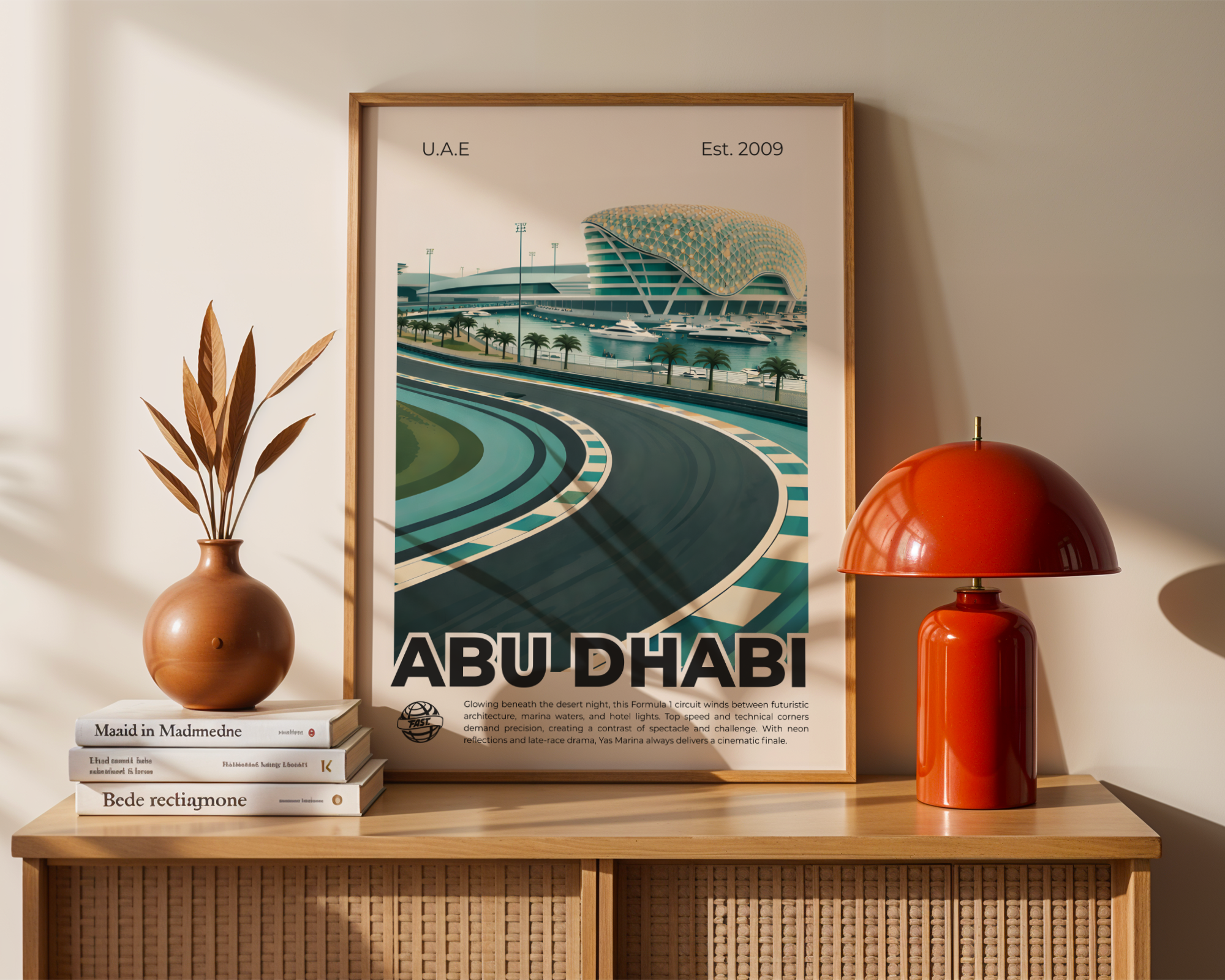 Abu Dhabi Circuit Poster