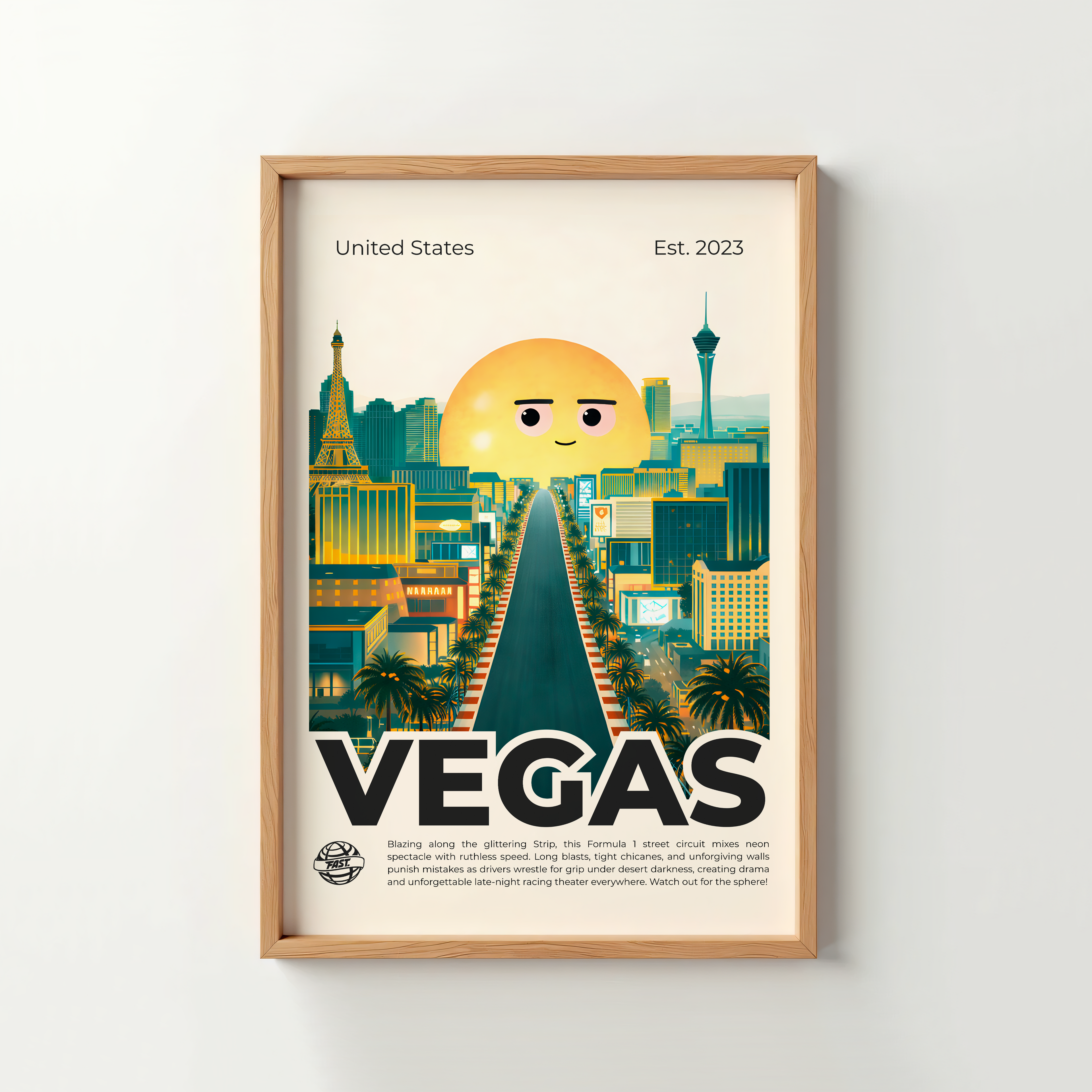 Vegas Circuit Poster