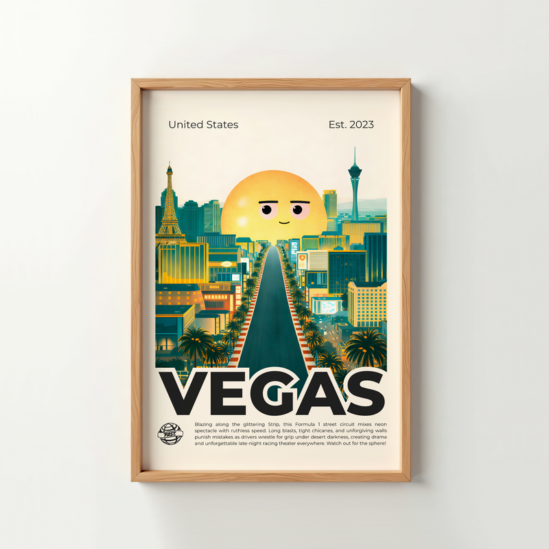 Vegas Circuit Poster